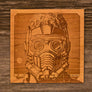 Star Lord, Man. Wood Portrait